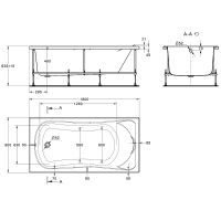 Акриловая ванна Roca BeCool 180х90 без гидромассажа арт-ZRU9307685 — фото 3, Акриловые ванны