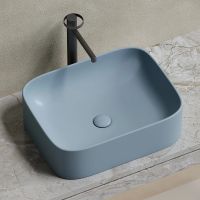 Раковина-чаша Ceramicanova Element 51 Серо-голубая матовая арт-CN6052MHL — фото 11, Раковины накладные