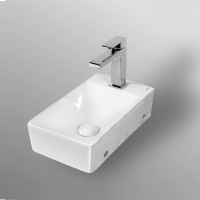 Раковина Bond 38 R Белая глянцевая арт-S12-380R — фото 4, Мини-раковины