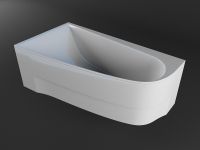 Акриловая ванна Vayer Boomerang 160x90 L без гидромассажа арт-Гл000010848 — фото 4, Акриловые ванны