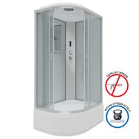 Душевая кабина Niagara Classic NG-2310-14RP (120х80х215) высокий поддон(40см),стекло матовое,4 места арт-23101424RP — фото 2, Душевые кабины