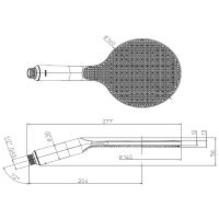 Товар: Ручной душ Bossini Apice Белый матовый арт-B00900.045 - фото 2 Ручной душ Bossini Apice Белый матовый арт-B00900.045 — фото 2, Лейки для душа