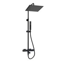 Душевой комплект с термостатическим смесителем арт-A299.162.218.BM Thermo — фото 2, Душевые стойки