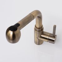 Смеситель для кухни с выдвижной лейкой арт-A8237 — фото 2, Смесители для кухни