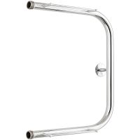 Водяной полотенцесушитель Сунержа Стилье П-образный 500х400 Хром арт-00012-5040 — фото 1, Водяные полотенцесушители
