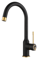 Rivelato Смеситель для кухни Garda U-обр. D-35мм antracite oro арт. арт-1923502 antracite oro — фото 1, Смесители для кухни