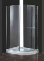 Душевой уголок CEZARES арт-ELENA-W-RH-1-120/90-C-Cr-L — фото 1, Асимметричные душевые уголки