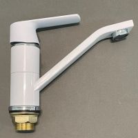 Смеситель для кухни Haiba Белый Хром арт-HB45804-2 — фото 4, Смесители для кухни