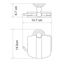 Ammer K- Держатель туалетной бумаги арт-7025 — фото 4, Держатели туалетной бумаги