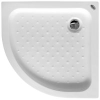 Акриловый поддон для душа Gemy 90х90х14 радиальный Белый арт-ST07T — фото 1, Акриловые душевые поддоны