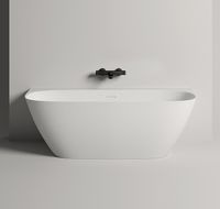 Ванна из искусственного камня Salini Sofia Wall 170х80 Белая матовая арт-102522M — фото 3, Ванны из искусственного камня