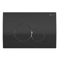 Клавиша смыва Point Виктория для инсталляции, черная/хром арт-PN44061BC — фото 2, Кнопки смыва