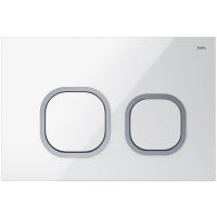 Товар: Клавиша смыва Iddis Uniglass Белая Хром арт-UNG01WCi77 - фото 1 Клавиша смыва Iddis Uniglass Белая Хром арт-UNG01WCi77 — фото 1, Кнопки смыва