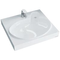 Раковина СанТа Сатурн 60 на стиральную машину Белая арт-900126 — фото 1, Раковины на стиральную машину