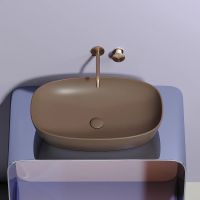 Товар: Раковина-чаша Ceramicanova Element 60 Темно-коричневая матовая арт-CN6049MDB - фото 6 Раковина-чаша Ceramicanova Element 60 Темно-коричневая матовая арт-CN6049MDB — фото 6, Раковины накладные