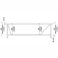 Акриловая ванна Bas Веста 170x75 R без гидромассажа арт-В 00144 — фото 4, Акриловые ванны