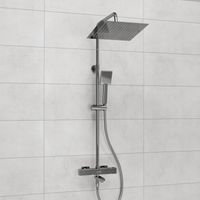 Душевой комплект с термостатическим смесителем арт-A199.118.141.087.CH Thermo — фото 1, Душевые стойки