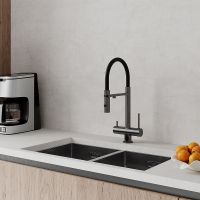 Смеситель для кухни Iddis Ace Графит арт-ACEGMFFi05 — фото 9, Смесители для кухни