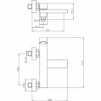 Товар: Смеситель для ванны Agger Great Хром арт-A2810011 - фото 8 Смеситель для ванны Agger Great Хром арт-A2810011 — фото 8, Смеситель для ванны
