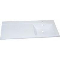 Раковина Maretti Umbria 120 R с местом под стиральную машину Белая арт-UM13SM44-844 — фото 2, Раковины встраиваемые сверху