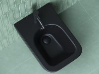 Биде Ceramicanova Metric подвесное Черное матовое арт-CN3008MB — фото 8, Биде подвесные