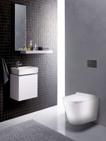 Унитаз Azario Vento подвесной Белый с сиденьем Микролифт арт-AZ-2001 — фото 3, Подвесные унитазы