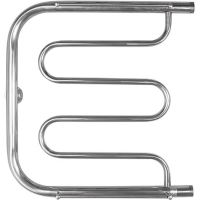 Водяной полотенцесушитель Energy Vega 500x500 с полкой Хром арт-EWTR0VEGA0505000000 — фото 1, Водяные полотенцесушители