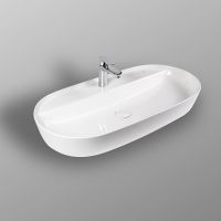 Раковина Bond 80 Белая глянцевая арт-S01-800 — фото 6, Раковины накладные