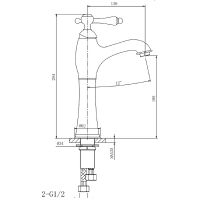 Товар: Смеситель для раковины Caprigo Fonte Бронза арт-12-525-vot - фото 2 Смеситель для раковины Caprigo Fonte Бронза арт-12-525-vot — фото 2, Смесители для раковины
