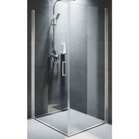 Душевой уголок Riho Novik Z201 80х80 (GZ5080080) профиль Хром стекло прозрачное арт-G003006120 — фото 1, Квадратные душевые уголки