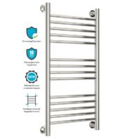 Водяной полотенцесушитель Сунержа Богема прямая 800х400 Хром арт-00-0220-8040 — фото 3, Водяные полотенцесушители