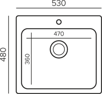 Кухонная мойка QUARTZBOND BOND-530 (Уголь) арт-688230 — фото 3, Кухонные мойки
