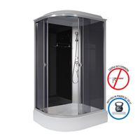 Душевая кабина Niagara Eco (120х80х215) средний поддон(26см),стекло тонированное,4 ме арт-E120/80/26R/TN — фото 1, Душевые кабины