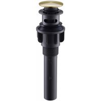 Донный клапан BelBagno click-clack Брашированное золото арт-BB-PCU-03-BORO — фото 1, Донные клапаны