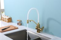 Товар: Смеситель для кухни Raglo Золото матовое Белый арт-R85.62.03 - фото 15 Смеситель для кухни Raglo Золото матовое Белый арт-R85.62.03 — фото 15, Смесители для кухни