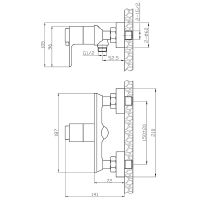 Товар: Смеситель для душа Rossinka с термостатом Хром арт-RS50-41 - фото 2 Смеситель для душа Rossinka с термостатом Хром арт-RS50-41 — фото 2, Смеситель для душа
