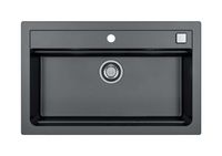 Товар: Мойка для кухни ALVEUS GRANITAL ATROX 40 CARBON - G91 790 X 500 1X в комплекте с сифоном 1132823, арт-1140447.0 - фото 2 Мойка для кухни ALVEUS GRANITAL ATROX 40 CARBON - G91 790 X 500 1X в комплекте с сифоном 1132823, арт-1140447.0 — фото 2, Кухонные мойки