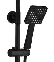 Душевая система Boch Mann Eco Quadro Черная арт-BM8427 — фото 4, Душевые стойки