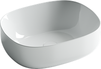 Раковина-чаша Ceramicanova Element 46 Белая арт-CN6018 — фото 7, Раковины накладные
