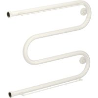 Водяной полотенцесушитель Сунержа М-образный+ 500х650 с двумя полками Белый арт-12-4008-5065 — фото 4, Водяные полотенцесушители