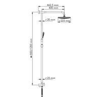 Товар: Душевой комплект арт-A066 - фото 8 Душевой комплект арт-A066 — фото 8, Душевые стойки