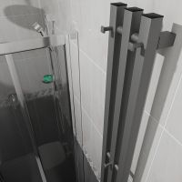 Электрический полотенцесушитель Маргроид Inaro3v профильный 1200x150 Графито арт-Inaro3v-12012-1081-7024 — фото 3, Электрические полотенцесушители