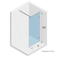 Душевая перегородка Riho SZ Scandic NXT X400 160 (GX00542C0) профиль Хром стекло прозрач арт-G001115120 — фото 2, Душевые перегородки
