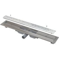 Душевой лоток Alcaplast Low с решеткой Хром матовая арт-APZ111-750M — фото 1, Душевые лотки