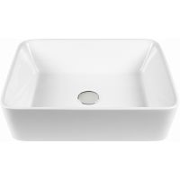 Раковина-чаша Bond 48 Белая глянцевая арт-S54-480 — фото 9, Раковины накладные