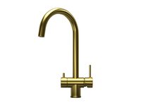 Granula-, СМЕСИТЕЛЬ КУХОННЫЙ арт-7104, ЗОЛОТО САТИН — фото 2, Смесители для кухни