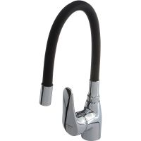 Смеситель для кухни Melodia della vita Ostessa Хром Черный арт-MDV40615Black — фото 1, Смесители для кухни