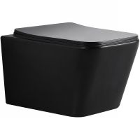 Унитаз Bond подвесной Черный с сиденьем Микролифт арт-F04-108 — фото 10, Подвесные унитазы