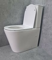 Унитаз компакт CeramaLux Белый глянцевый с бачком и сиденьем Микролифт арт-TR2178 — фото 3, Напольные унитазы