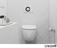 Унитаз биде Creavit Free подвесной Белый без сиденья арт-FE322-00CB00E-0000 — фото 4, Подвесные унитазы